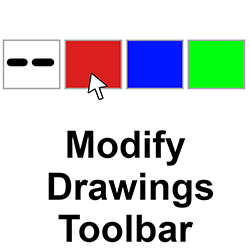 Modify Draw Objects Toolbar